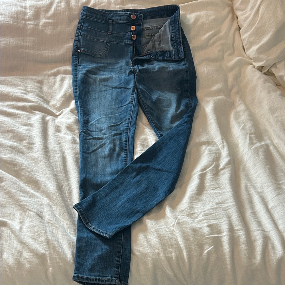 Women’s Refuge Light Blue Denim Jeans - High Waisted Slim Fit
